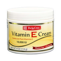De La Cruz Vitamin E Cream 4 oz - Crema Con Vitamina E