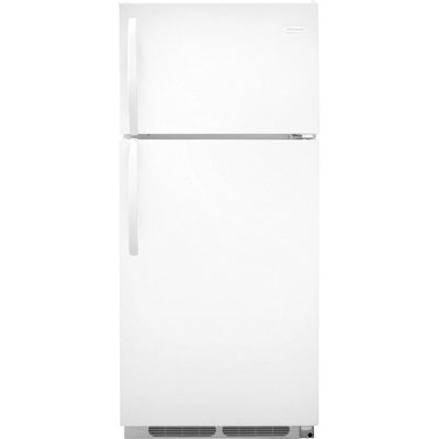 Frigidaire FFHT1614QW 16.0 cu. ft. Top Freezer Refrigerator with Wire Shelves, Humidity Controlled Crisper Drawers, Energy Star Qualification, Bright Interior Lights and Reversible Door: White