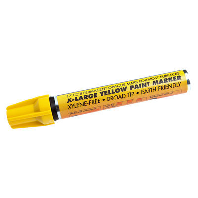 Forney Industries Inc Marker, Paint, Extra Large, Yellow