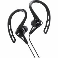 Jvc - Sport Clip-on Earbud Headphones - Black