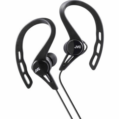 Jvc - Sport Clip-on Earbud Headphones - Black