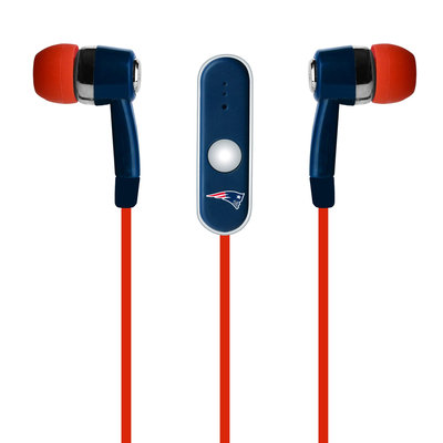 New England Patriots Earbuds with Microphone
