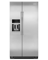 KitchenAid KRSC503ESS 23.0 Cu. Ft. Stainless Steel Counter Depth Side-By-Side Refrigerator