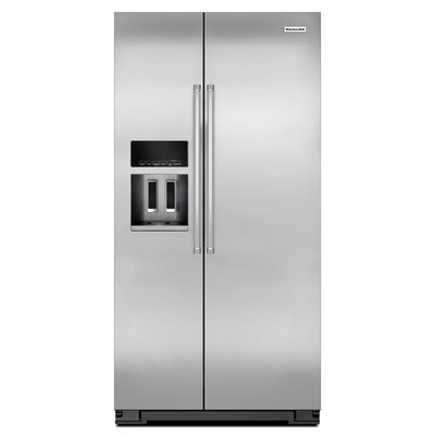 KitchenAid KRSC503ESS 23.0 Cu. Ft. Stainless Steel Counter Depth Side-By-Side Refrigerator