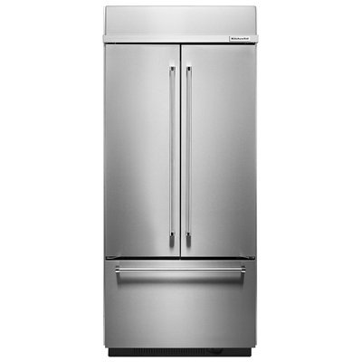 KitchenAid 20.8 cu. ft. Built-In French Door Refrigerator - Stainless Steel