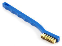 Forney Brass Wire Scratch Brush With Plastic Handle (70489)