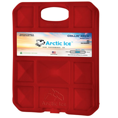 David Shaw Silverware Na Ltd Arctic Ice, LLC Chillin Brew 28 Degree Collegiate Crimson Ice Panel-XL