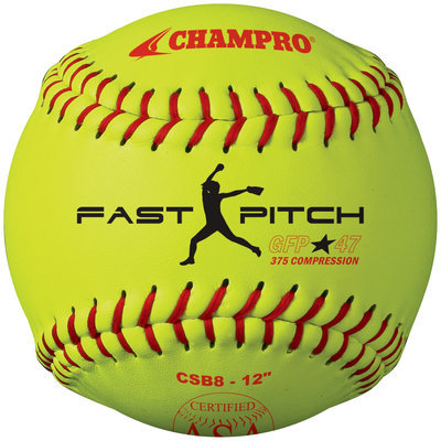 Champro Sports Champro Asa Game Fp Softball Yellow 12In Dz