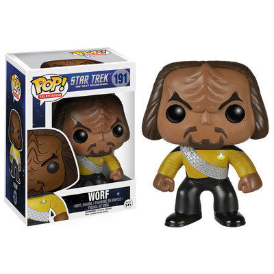 Pop Vinyl Funko Star Trek The Next Generation Worf Pop! Vinyl Figure