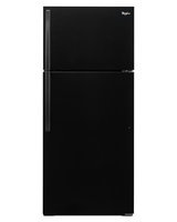 Whirlpool - 14.3 Cu. Ft. Top-freezer Refrigerator - Black
