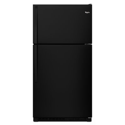 Whirlpool - 20.5 Cu. Ft. Top-freezer Refrigerator - Black