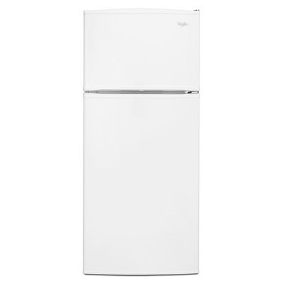 Whirlpool 16-cu ft Top-Freezer Refrigerator (White) WRT316SFDW