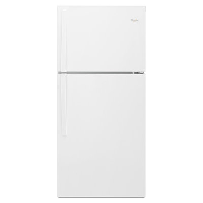 Whirlpool - 19.2 Cu. Ft. Top-freezer Refrigerator - White
