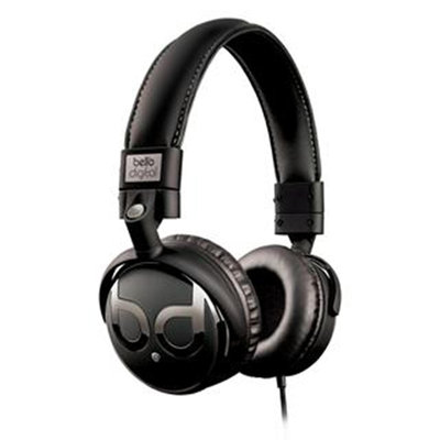Bello Over-the-Head Dark Chrome Headphones