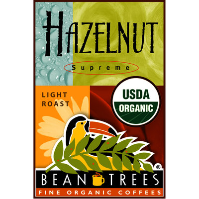 Beantrees Organic Hazelnut Whole Bean Coffee 12oz