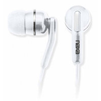 Naxa - High Performance Isolation Stereo Earphones - White