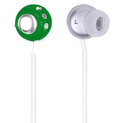 QuantumFX - Lightweight Stereo Earbuds - Green