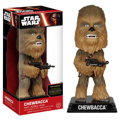 Funko Star Wars Force Awakens Wacky Wobbler Chewbacca Bobble Head Figure