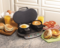 Recertifed Hamilton Beach Dual Breakfast Sandwich Maker (Refurbished)