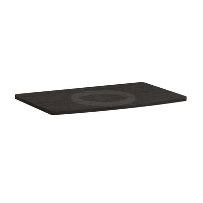 Inland Durable Wooden Turntable for TV's Up to 55 in, 88 lb. Load Capacity with 360 Degree Swivel