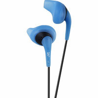 JVC HAEN10A Gumy Sport Binaural Ear Bud Headphones - Blue