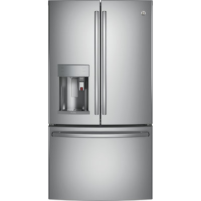 GE Profile Counter Depth Stainless Steel French-Door Refrigerator