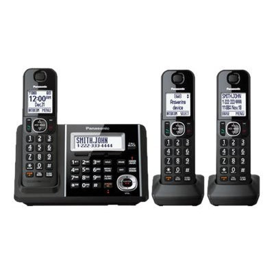 Panasonic KX-TGF343B Cordless Phone - Cordless - 1 x Phone Line