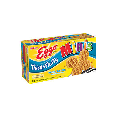 Kellogg’s Eggo Thick & Fluffy Minis Waffle - Vanilla Bliss
