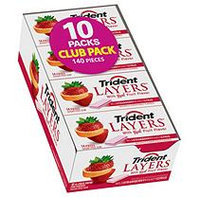 Trident Layers Strawberry + Citrus Gum - 8/14 ct.