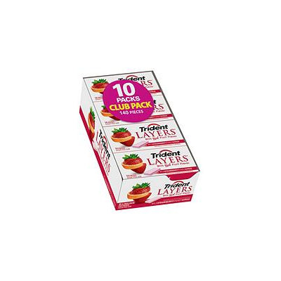Trident Layers Strawberry + Citrus Gum - 8/14 ct.
