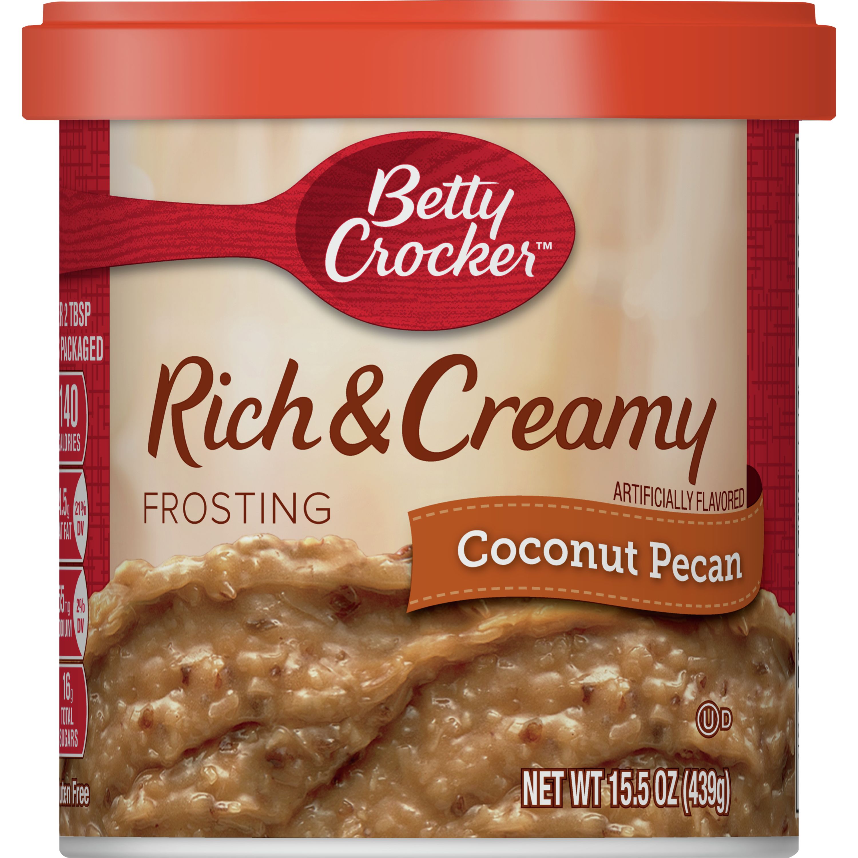 Betty Crocker Rich and Creamy Coconut Pecan Frosting, 15.5 oz