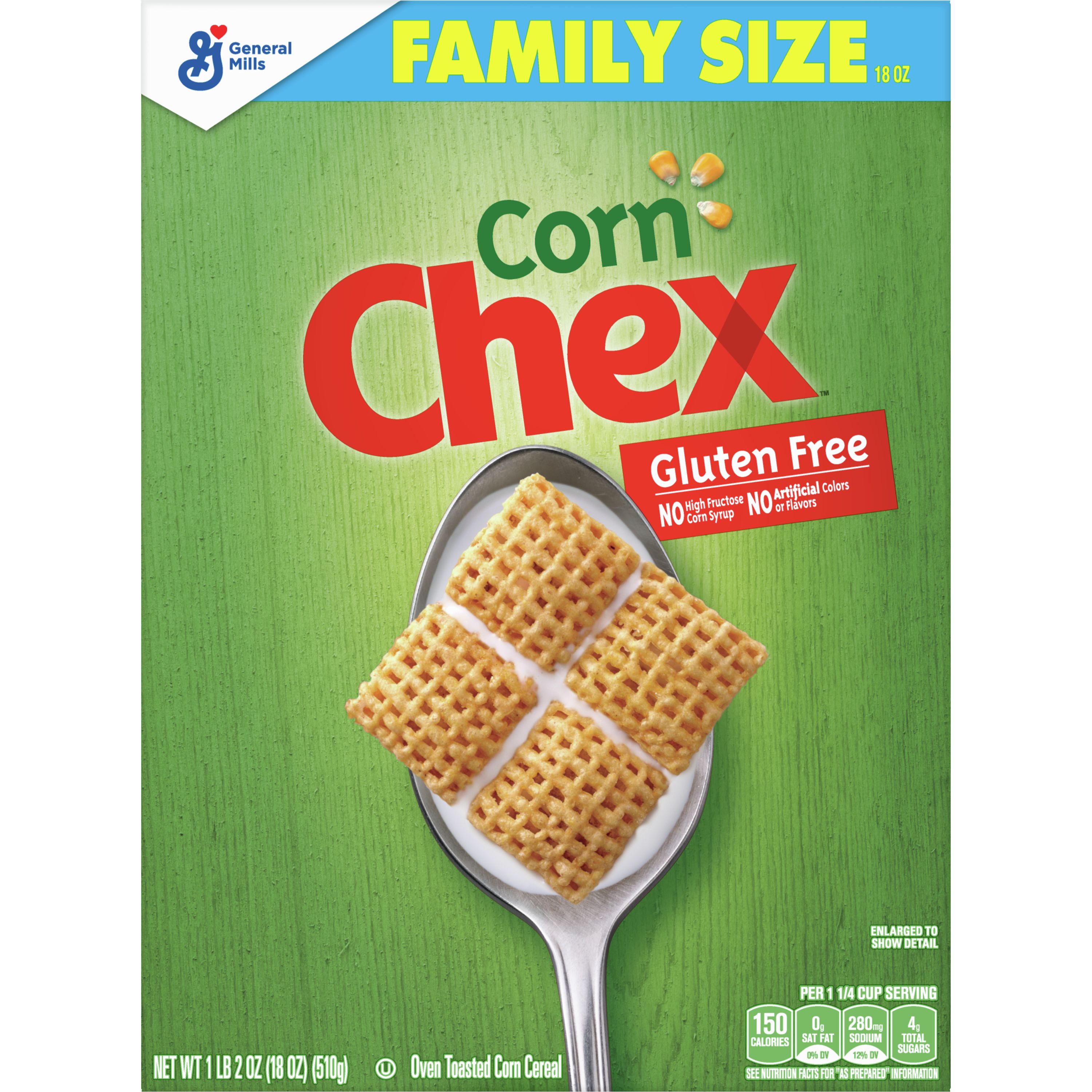 Corn Chex Cereal, Gluten Free, 18 oz