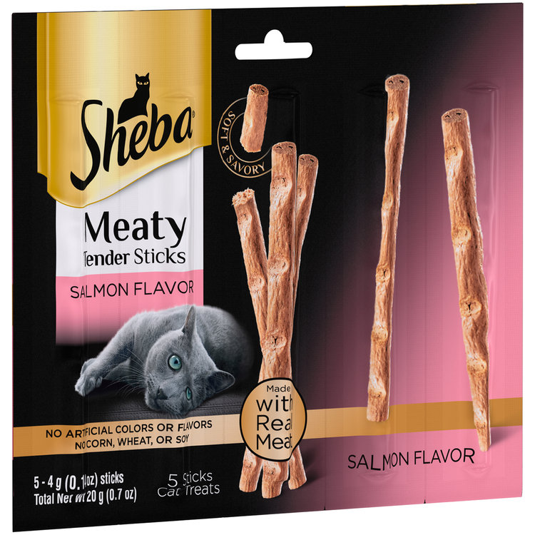 Sheba® Salmon Flavor Meaty Tender Sticks Cat Treats 50.14 oz Sticks