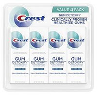 Crest Gum Detoxify Toothpaste, Deep Clean (4.1 oz, 4 pk.)