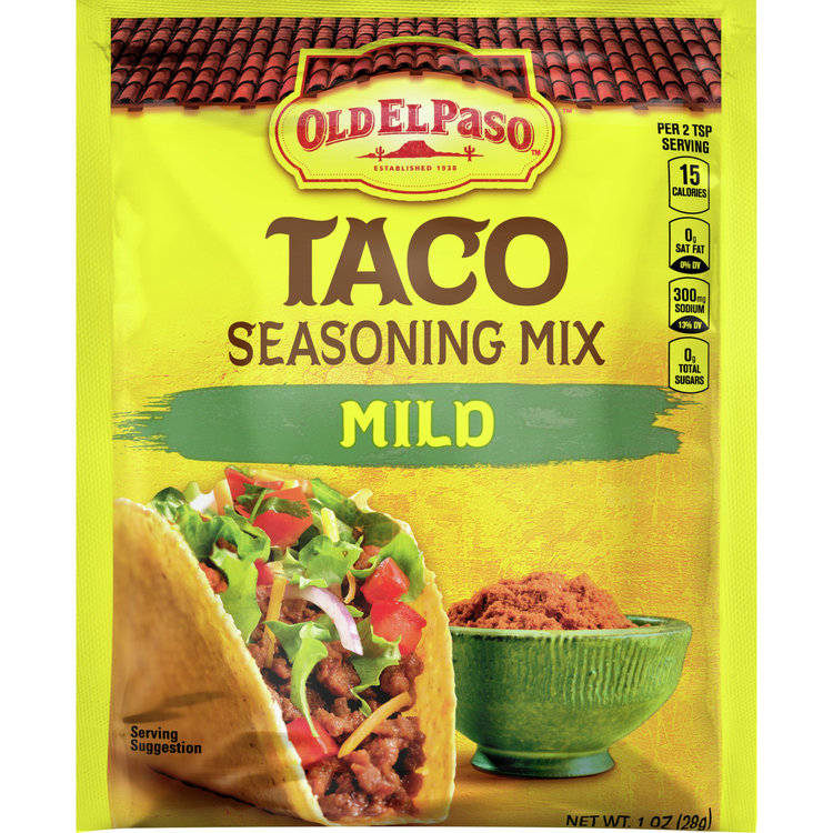 Old El Paso Taco Seasoning Mix, Mild, 1 oz Packet Reviews 2019