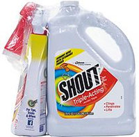 Shout Triple-Acting Liquid Refill 1 Gallon + Shout Trigger (32 oz.)