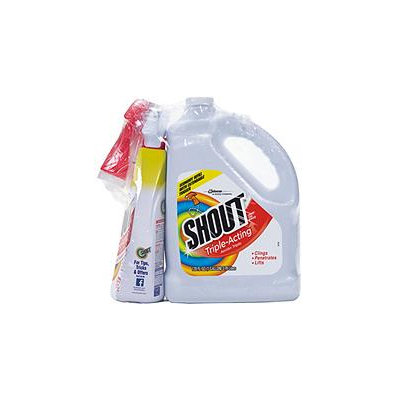 Shout Triple-Acting Liquid Refill 1 Gallon + Shout Trigger (32 oz.)