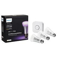 Philips Hue White and Color Ambiance A19 Starter Kit