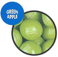 Dubble Bubble Green Apple Gumballs 23mm - 1,080 ct.