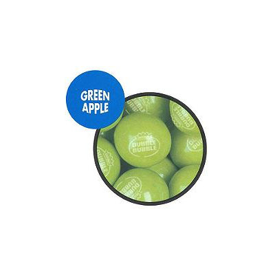 Dubble Bubble Green Apple Gumballs 23mm - 1,080 ct.
