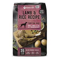 blue dog food lamb and rice