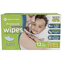 Member's Mark Premium Scented Baby Wipes (1152 ct.)