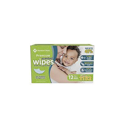 Member's Mark Premium Scented Baby Wipes (1152 ct.)