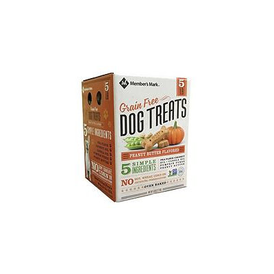 Member's Mark Grain Free Dog Treats, Peanut Butter Flavored (5 lb.)