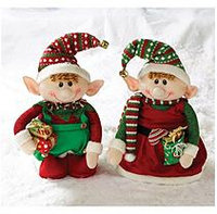 2 Piece Elf Decor Set