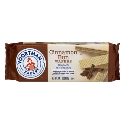 Voortman Cinnamon Bun Wafers Cookies