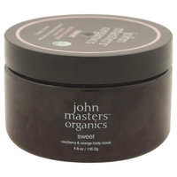 john masters organics Body Scrub, Sweet - Raspberry & Orange, 4.8 oz