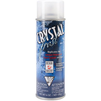 Design Master Crystal Frost Aerosol Spray-Clear 6 Ounces