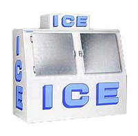 Polar Temp 600 Outdoor Ice Merchandiser w/ Slant Front (63 cu. ft.)