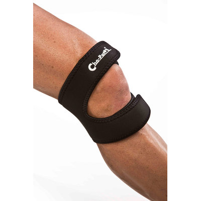 Cho-Pat Dual Action Knee Strap Black Large-1 Large Each